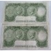 AUSTRALIA 1961 . ONE 1 POUND BANKNOTE . COOMBS/WILSON . CONSECUTIVE PAIR